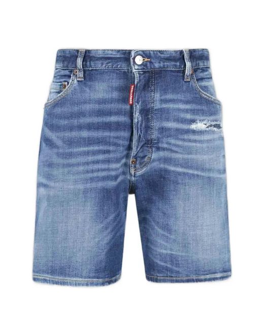 DSquared² Blue Marine Shorts for men