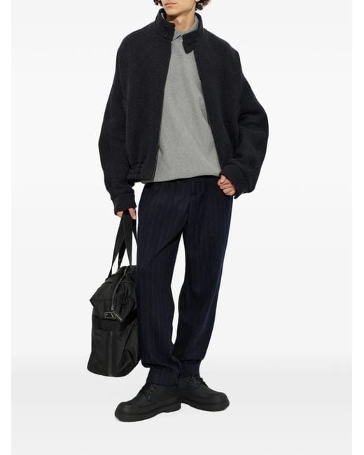 DARKPARK Blue Long-Sleeves Bomber Jacket for men