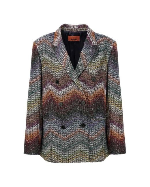Missoni Gray Blazer Caperdoni