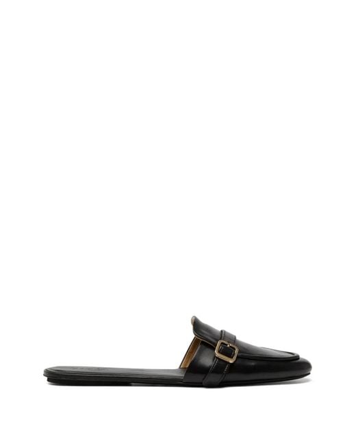 Marsèll White Mules À Boucles