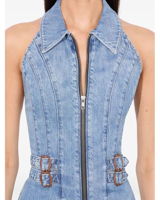 Robe Axelle À Coupe Courte Alice + Olivia en coloris Blue