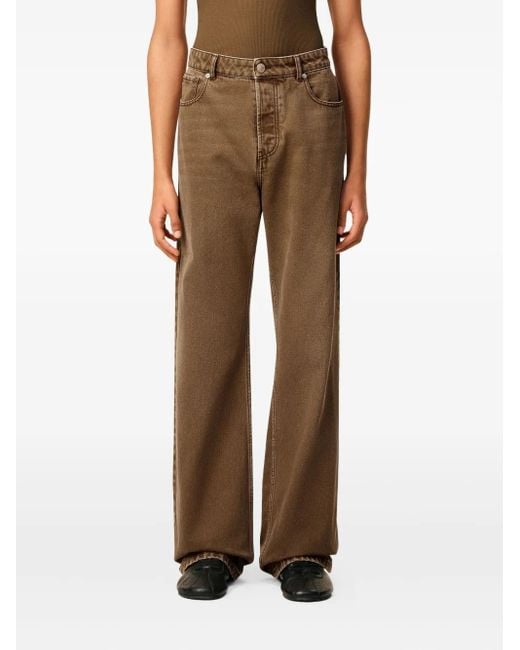 Vaqueros Holgados AMI de hombre de color Brown