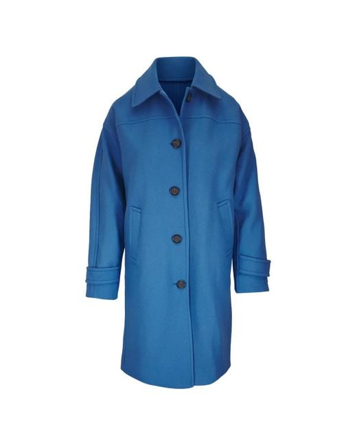 Abrigo Con Botones Veronica Beard de color Blue