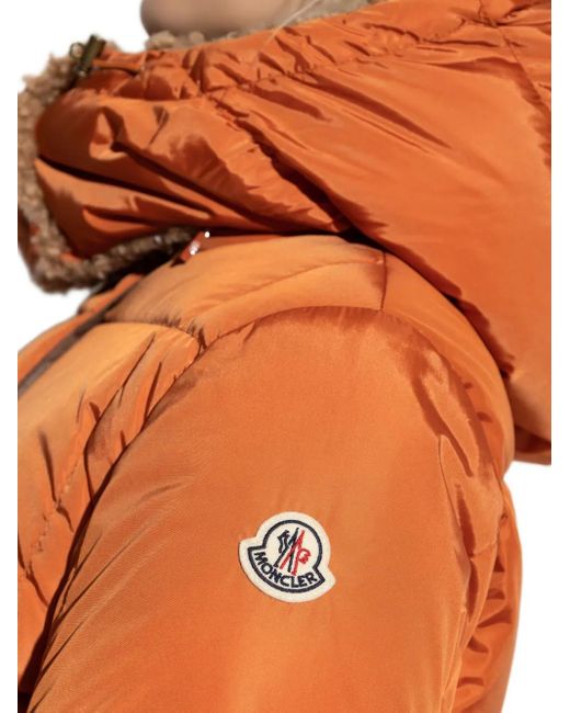 Moncler Orange Castelnou Quilted Jacket