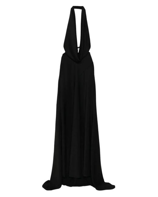Abito Lungo Con Scollo A Scialle di Alex Perry in Black