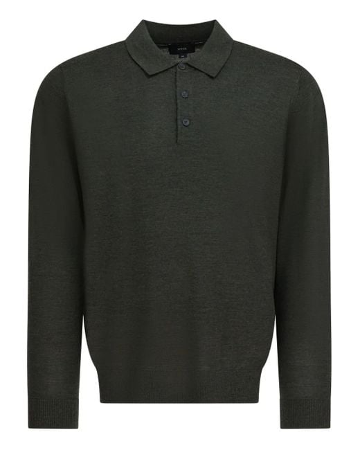 Vince Green Polo À Boutonnière for men