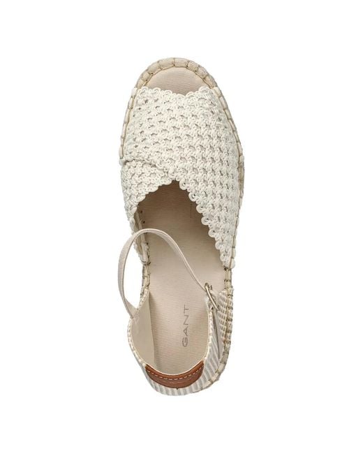 Gant Natural Crochet Espadrilles