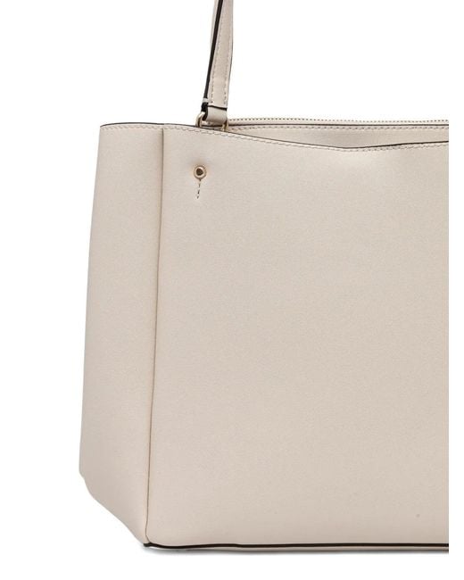 Guess Natural Logo-plaque Tote Bag