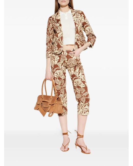 DSquared² Natural Pantalon À Slogan Imprimé