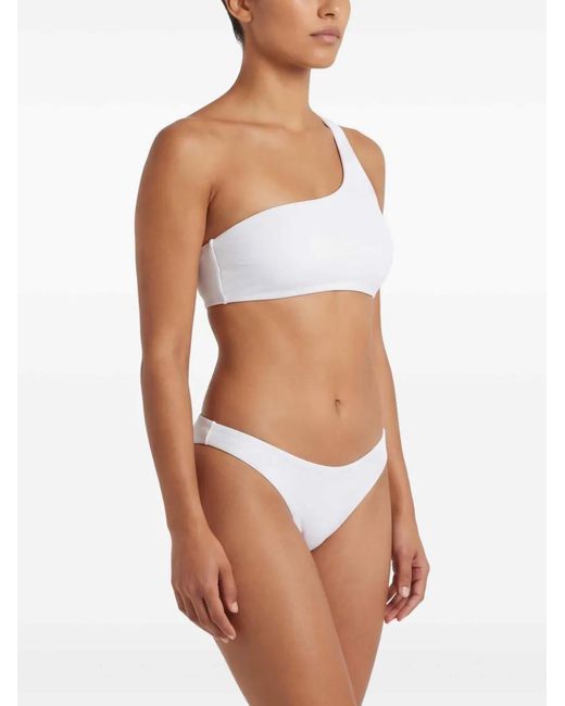 FEDERICA TOSI White One-Shoulder Bikini