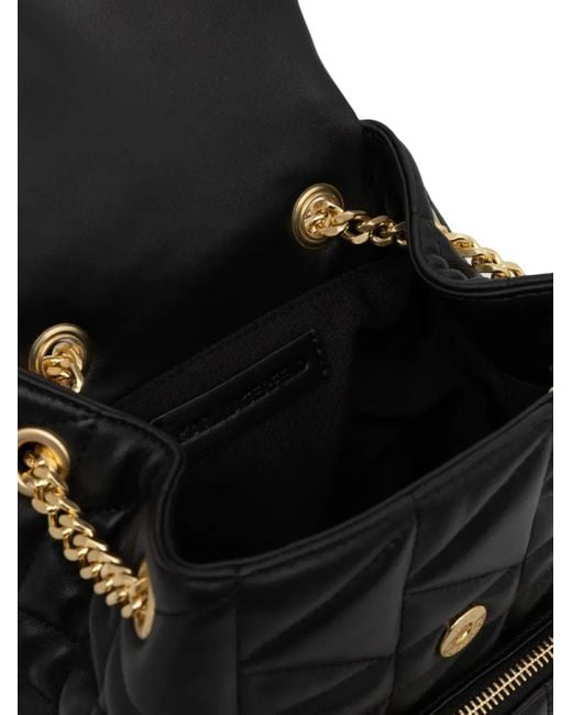 Karl Lagerfeld Black K/Kult Small Backpack