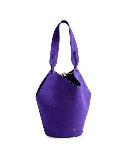 Khaite Purple Mini Sac Cabas Lotus