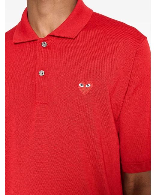 Comme des Garçons Red Play Heart-Logo T-Shirt