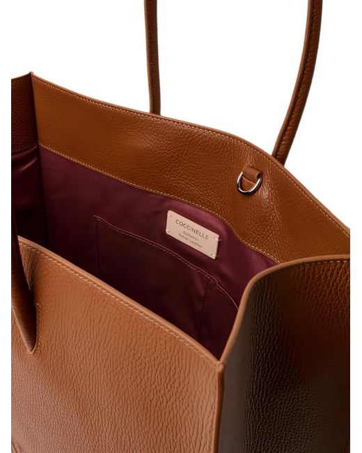 Coccinelle Brown Myrtha Tote Bag