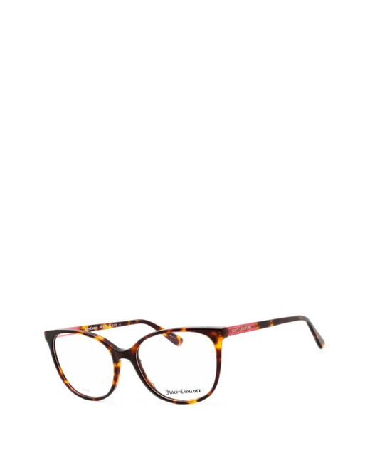 Juicy Couture Natural Tortoiseshell-Effect Cat-Eye Frame Glasses