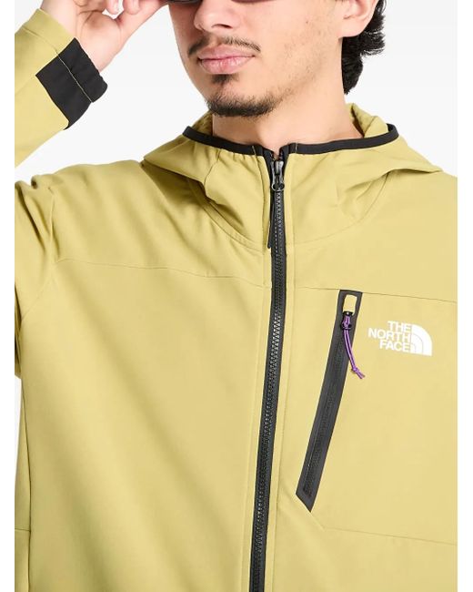 The North Face Yellow Logo-Print Jacket for men