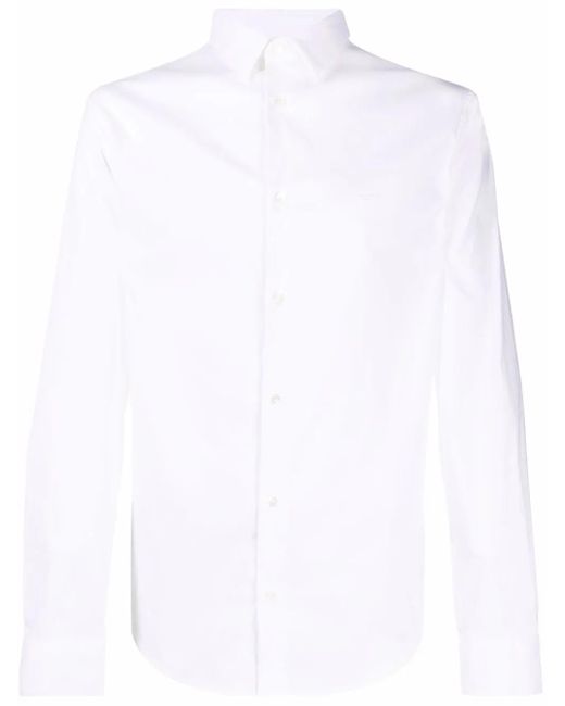 Emporio Armani White Cotton Shirt for men
