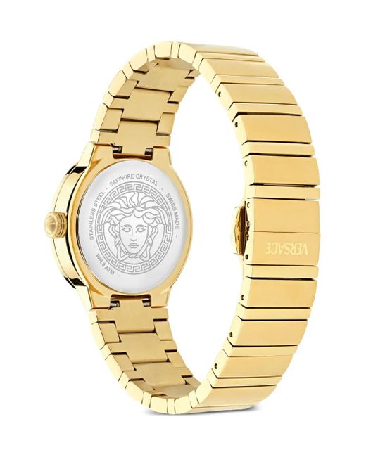 Versace Metallic Stainless Steel 33Mm