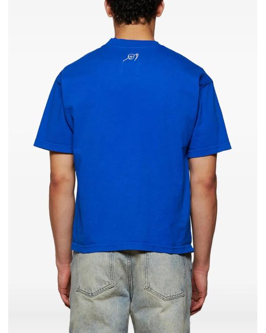 Warren Lotas Blue Scales Of Justice T-Shirt for men