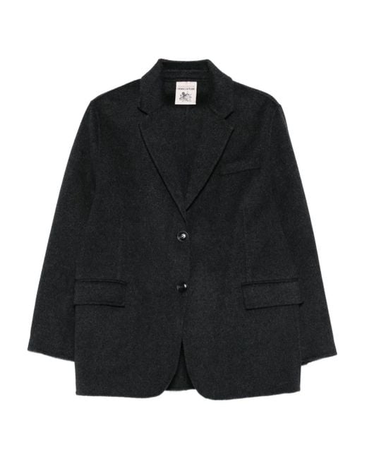 Semicouture フラップポケット ジャケット Black
