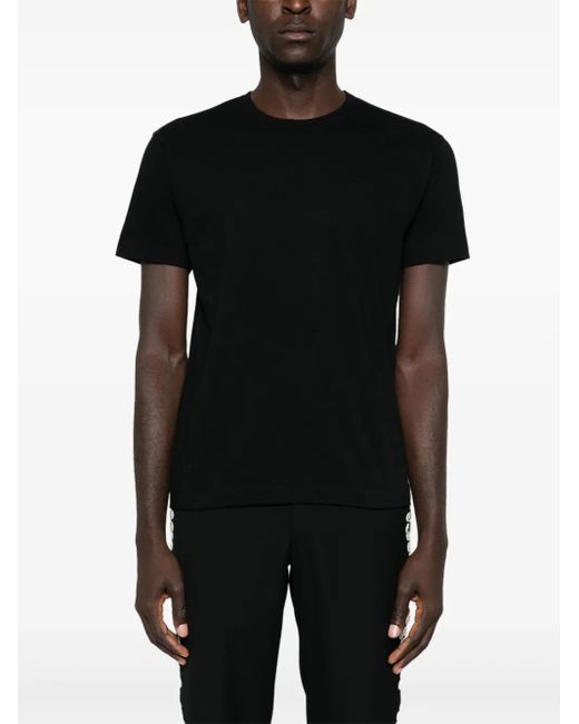Camiseta con parche de corazón característico COMME DES GARÇONS PLAY de color Black