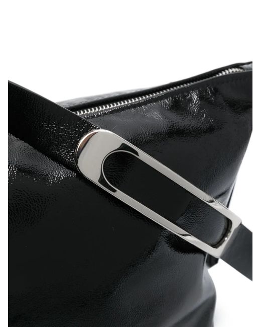 Isabel Marant Leyden レザー ショルダーバッグ Black