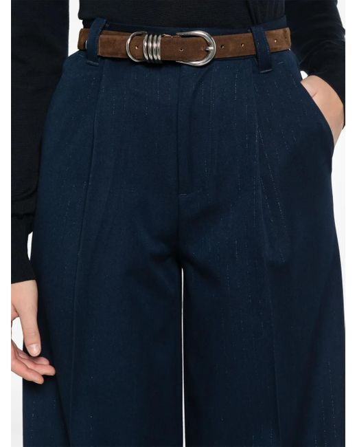 Twinset Blue Chic Trousers For