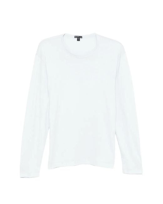 James Perse White Crew Neck T-Shirt for men
