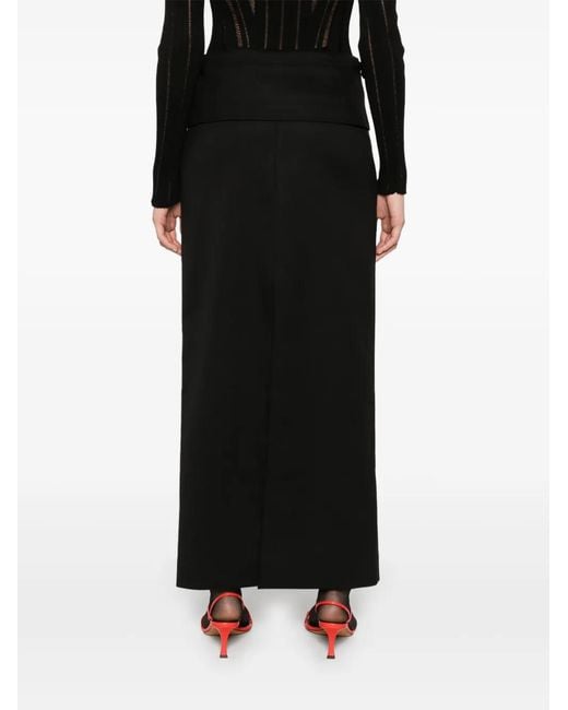 Proenza Schouler Black Adriana Maxi Skirt