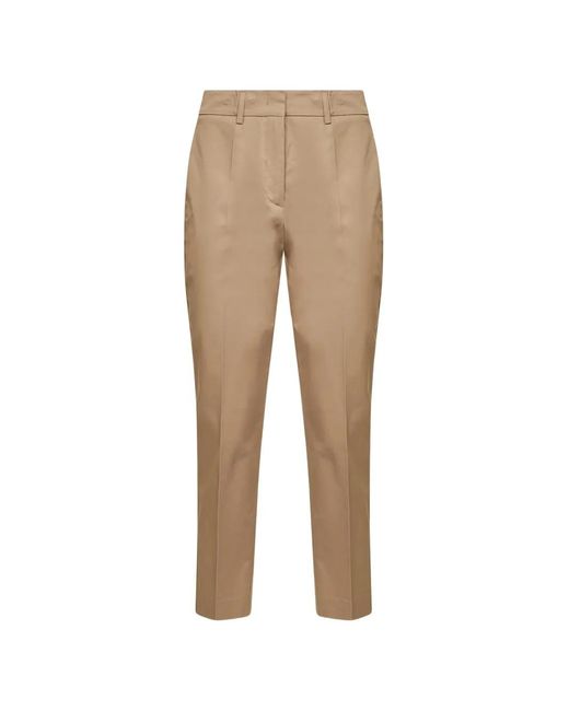 Blanca Vita Natural Pressed Tapered Trousers