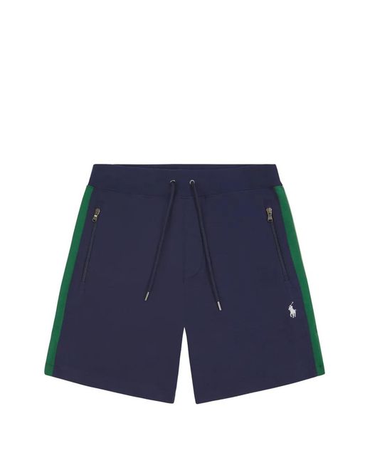 Polo Ralph Lauren Blue Mesh Double-Knit Shorts for men