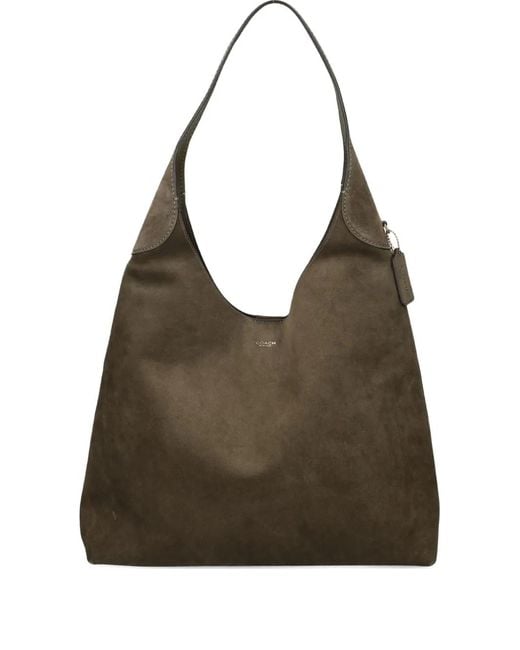 Borsa A Spalla Brooklyn di COACH in Brown