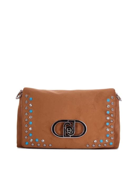 Liu Jo Brown Chain Shoulder Bag