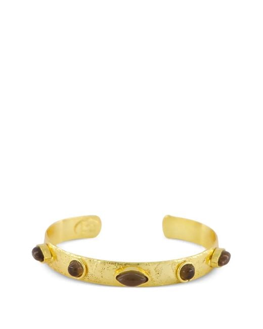 Sylvia Toledano Metallic Sultane Smoky Quartz Bracelet