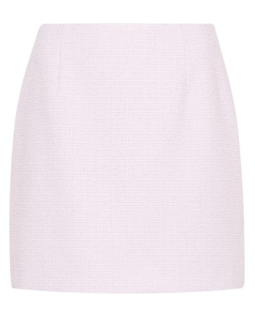 Claudie Pierlot Pink A-line Jacquard Miniskirt