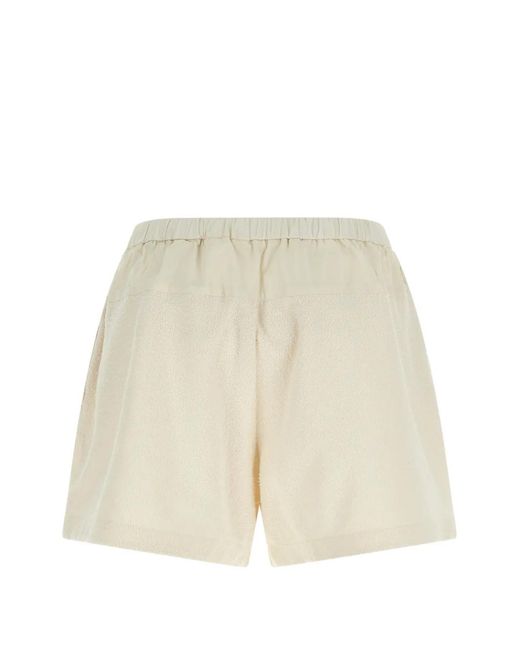 Moncler Natural Drawstring Shorts