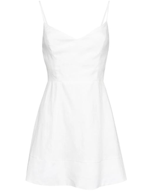 Reformation Holt リネンドレス White