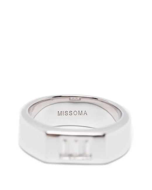 Missoma White X Lucy Williams Chunky Ring