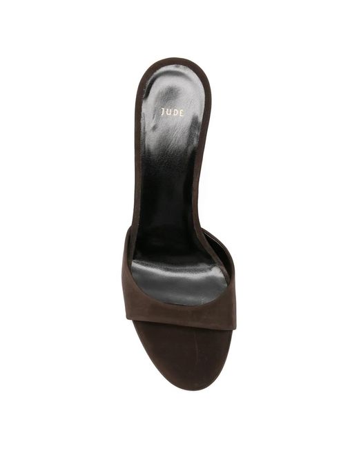 Jude White Hew Leather Sandals