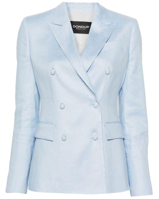 Dondup Blue Double-breasted Blazer