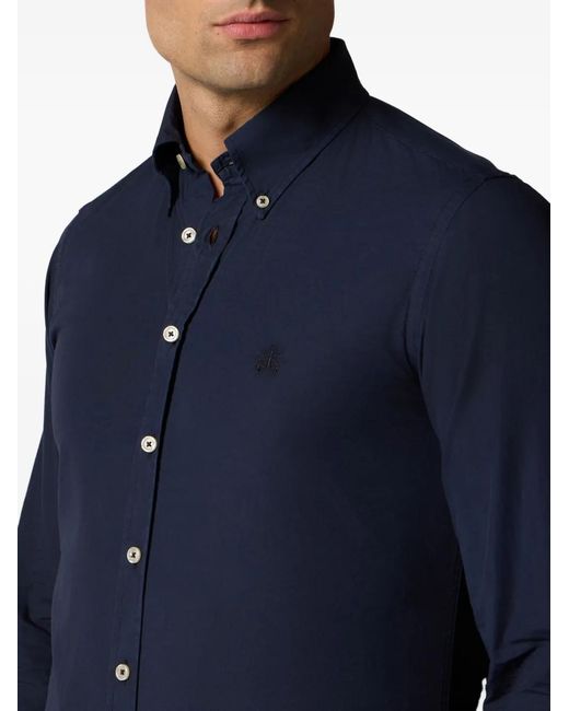 Brooks Brothers Blue Cotton Shirt for men