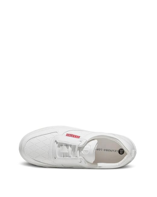 Leandro Lopes レースアップ スニーカー White