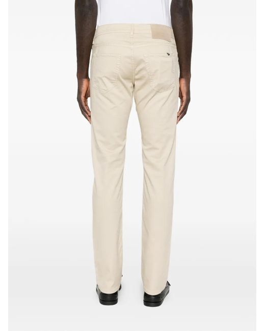 Jacob Cohen White Five-Pocket Jeans for men