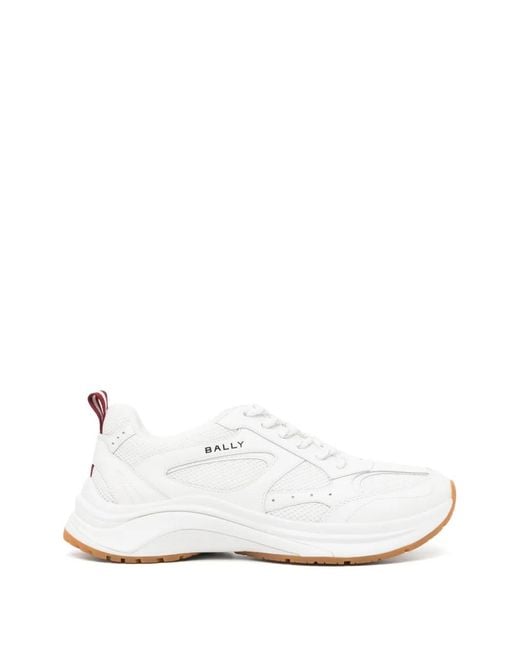 Bally White Woge Trainers for men