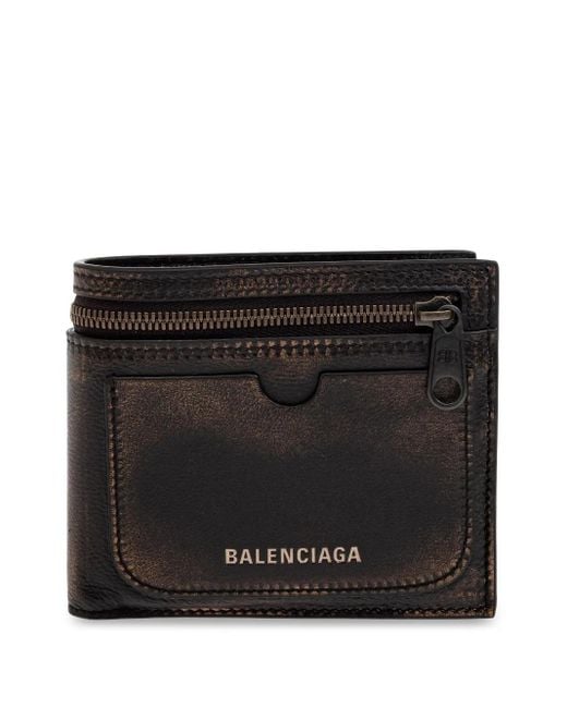 Balenciaga Black Superbusy Wallet for men