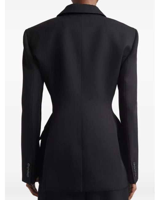 Blazer Con Doble Botonadura Givenchy de color Black