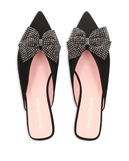 Pretty Ballerinas Black 10Mm Yvette Mules