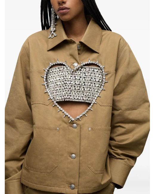 Giacca Crystal Heart di Area in Natural