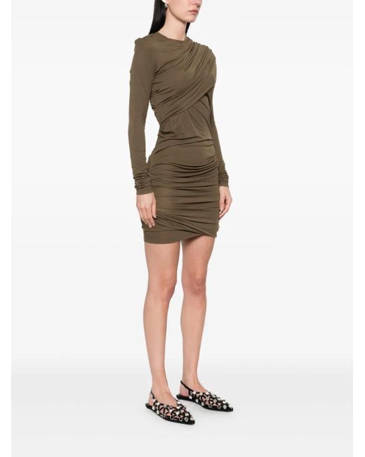 Isabel Marant Green Denise Mini Dress
