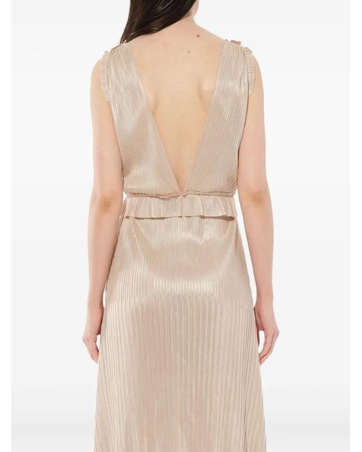 Givenchy Pink Technical Pleated Midi Dress